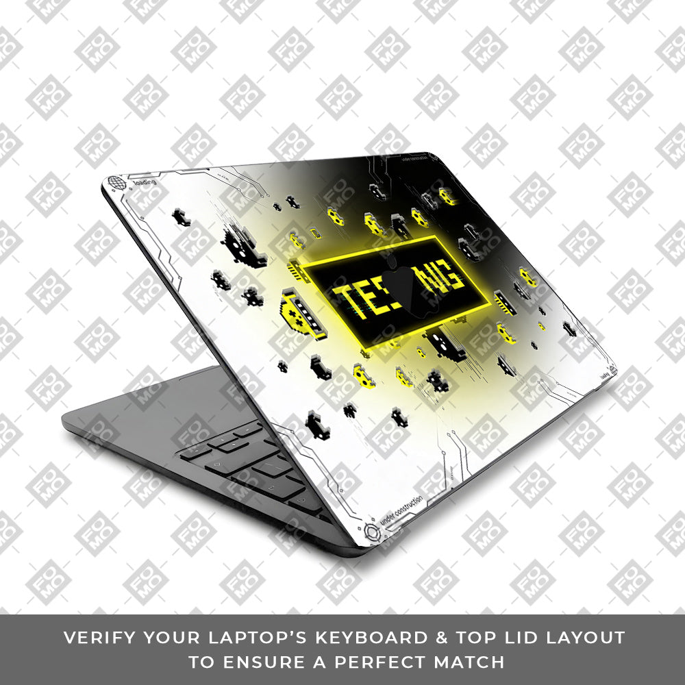 Testing Under Attack MacBook Air 13 M4 2025 3D Laptop Skin