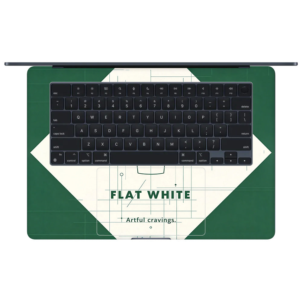 Libra Flat White MacBook Air 15 M2 2023 3D Laptop Skin