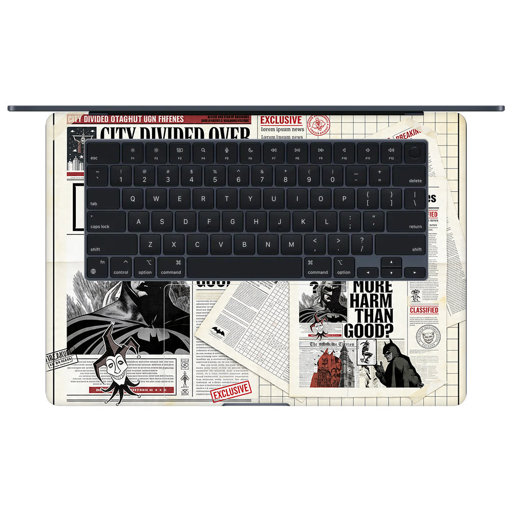 Batman Gotham’s Legacy MacBook Air 15 M2 2023 3D Laptop Skin