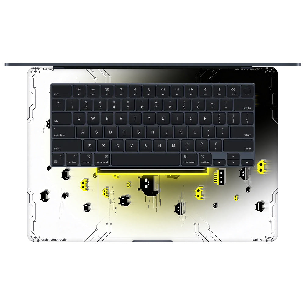 Testing Under Attack MacBook Air 15 M3 2024 3D Laptop Skin