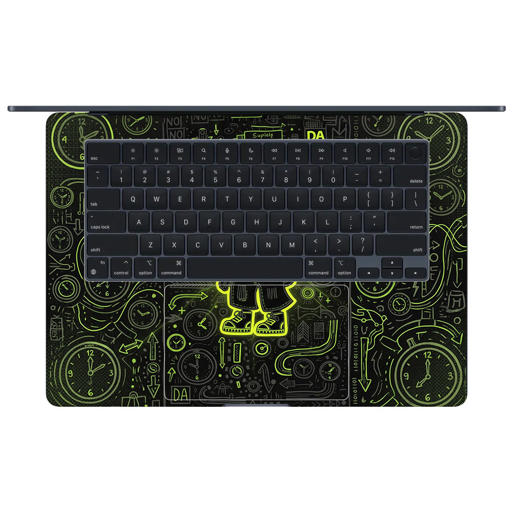 Watch Dog Alert MacBook Air 15 M3 2024 3D Laptop Skin