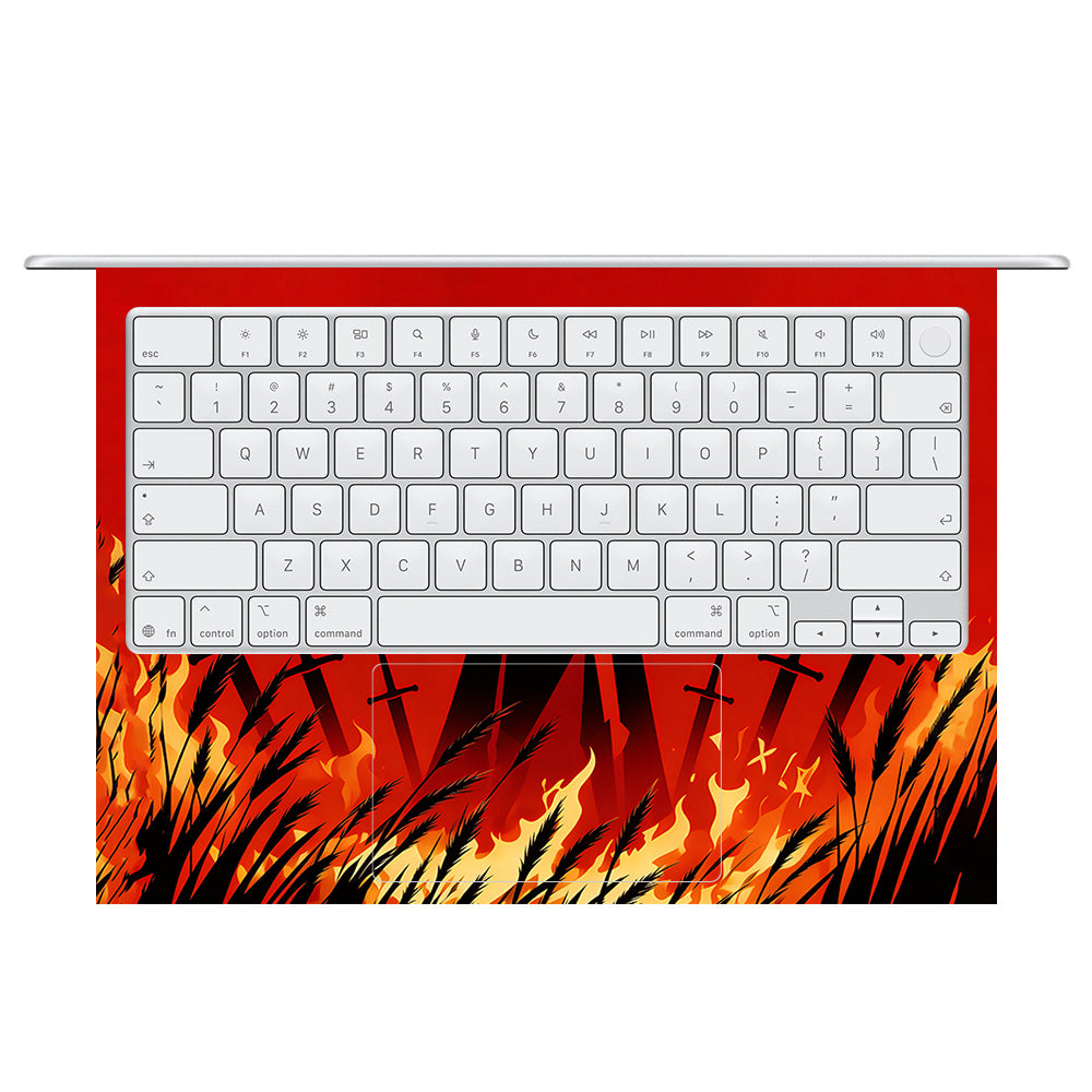 Knight of Flames MacBook Neo 13 3D Laptop Skin
