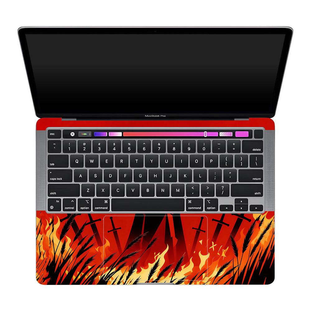 Knight of Flames MacBook Pro 13 M1 2020 3D Laptop Skin