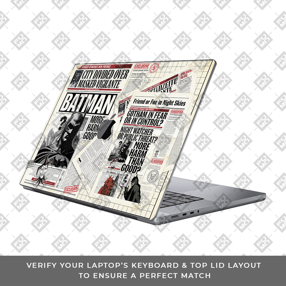 Batman Gotham’s Legacy MacBook Pro 13 M1 2020 3D Laptop Skin