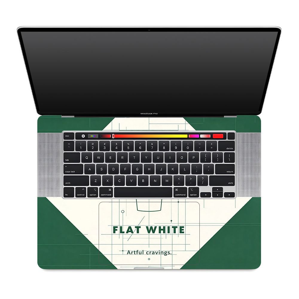 Libra Flat White MacBook Pro 16 2019 3D Laptop Skin