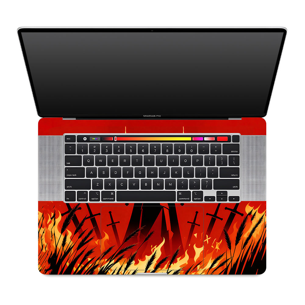 Knight of Flames MacBook Pro 16 2019 3D Laptop Skin