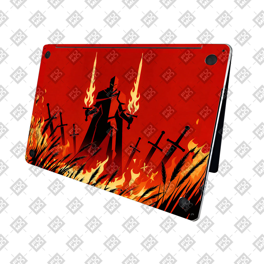 Knight of Flames MacBook Pro 16 2019 3D Laptop Skin