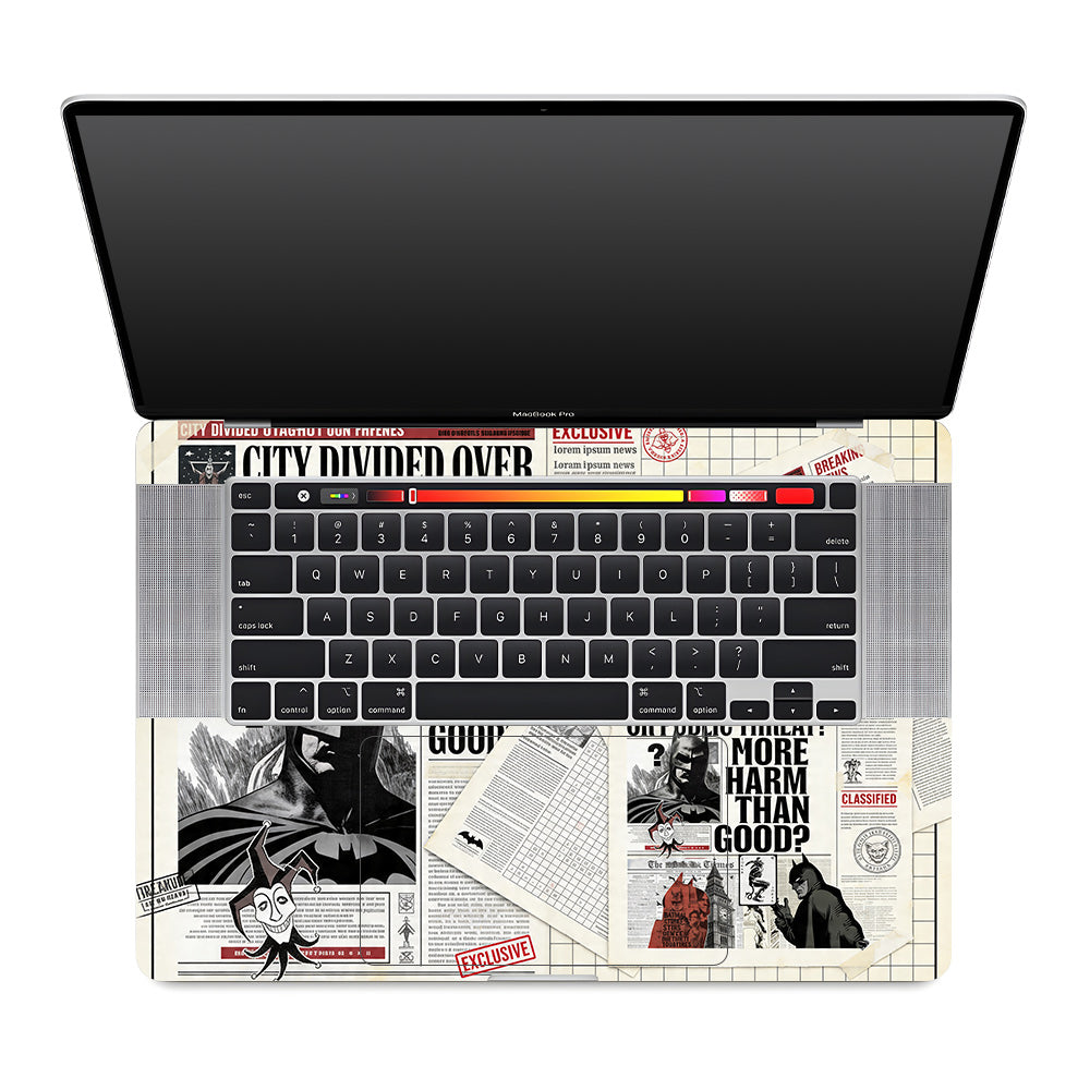 Batman Gotham’s Legacy MacBook Pro 16 2019 3D Laptop Skin