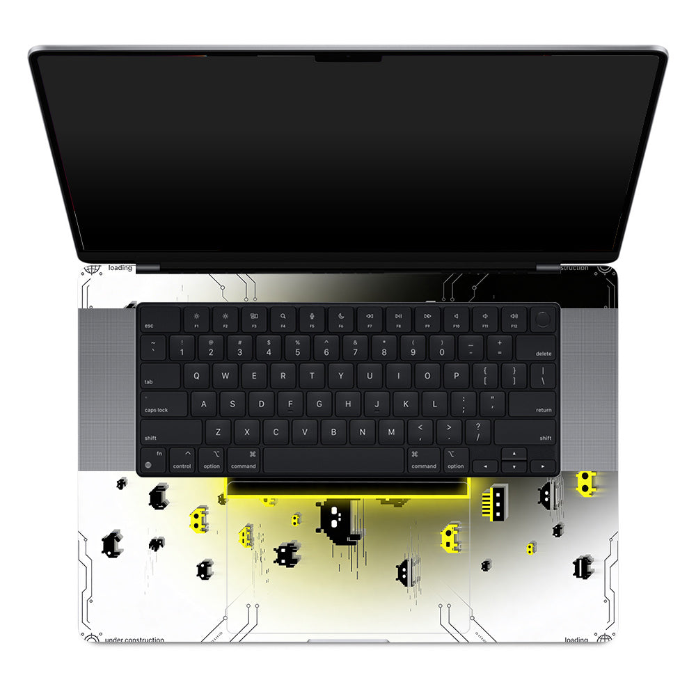 Testing Under Attack MacBook Pro 16 M1, M2, M3, M4 2021-2024 3D Laptop Skin