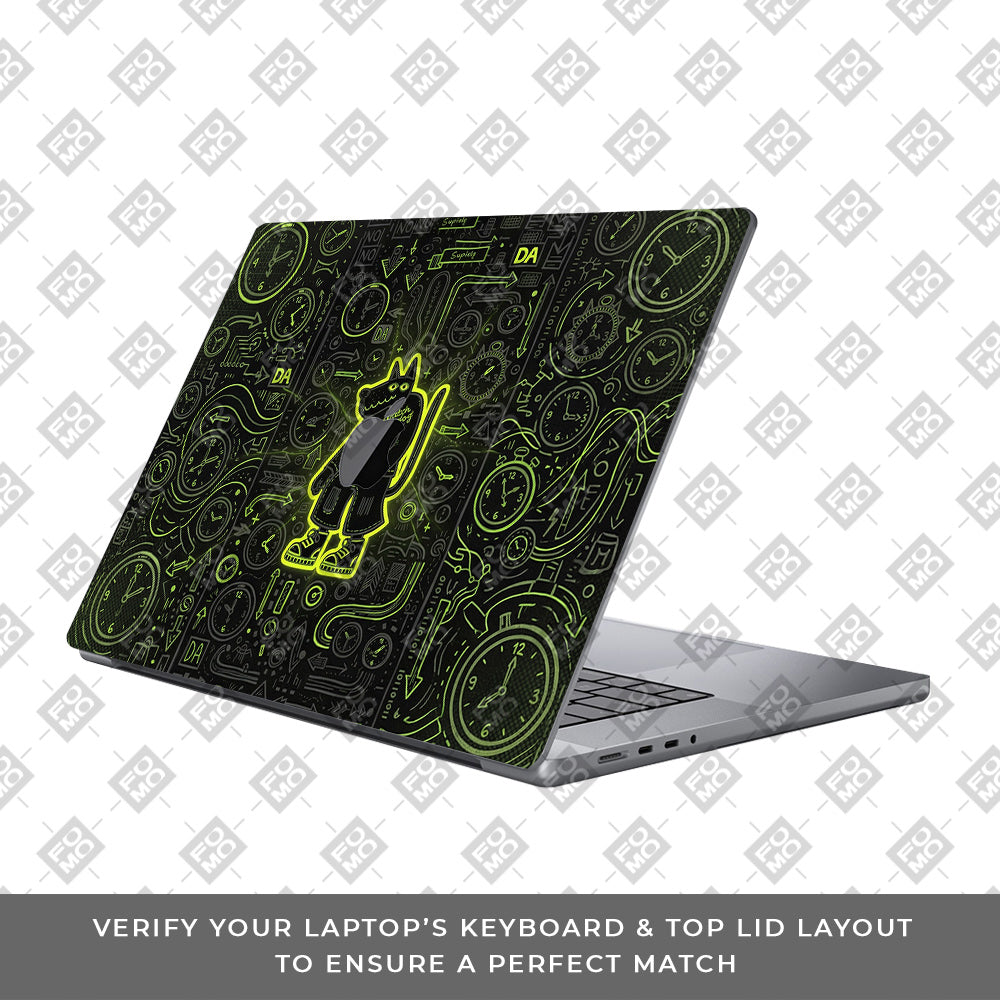 Watch Dog Alert MacBook Pro 16 M1, M2, M3, M4 2021-2024 3D Laptop Skin