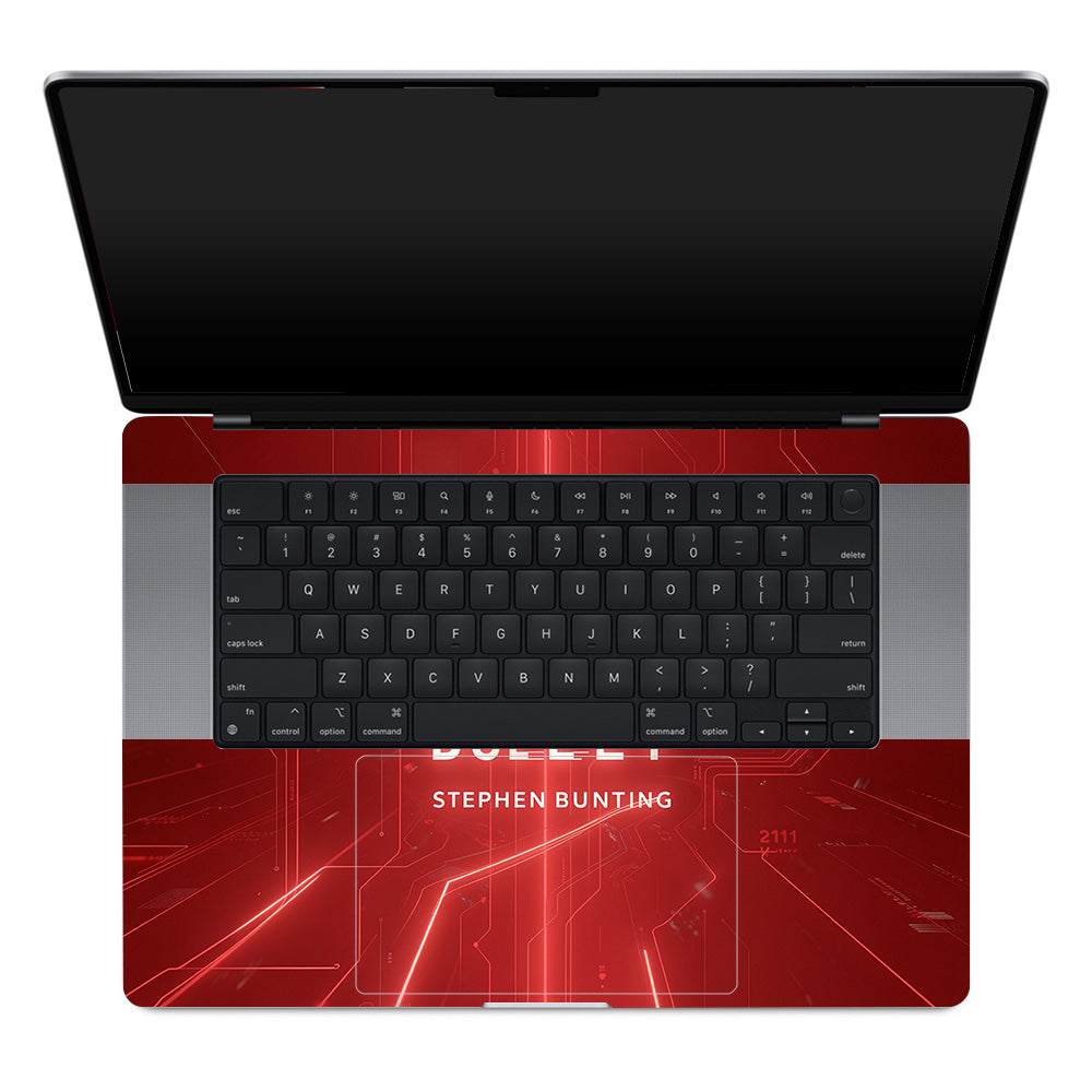 The Bullet MacBook Pro 16 M1, M2, M3, M4 2021-2024 3D Laptop Skin