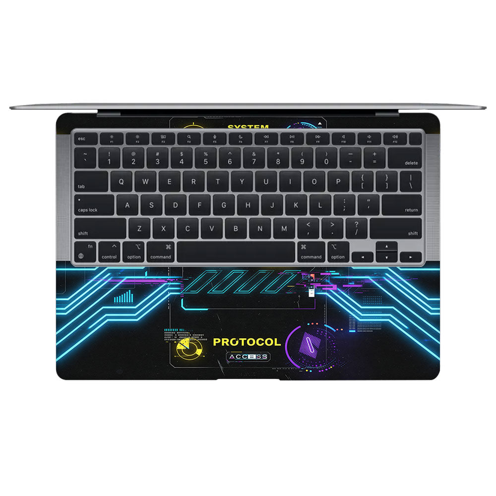 System Protocol MacBook Air 13 Intel 2020 3D Laptop Skin