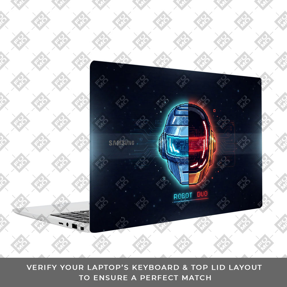 Robot Duo Samsung Galaxy Book 4 15.6 3D Laptop Skin