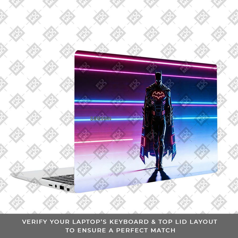 Superhero Neon Streaks Samsung Galaxy Book 4 15.6 3D Laptop Skin