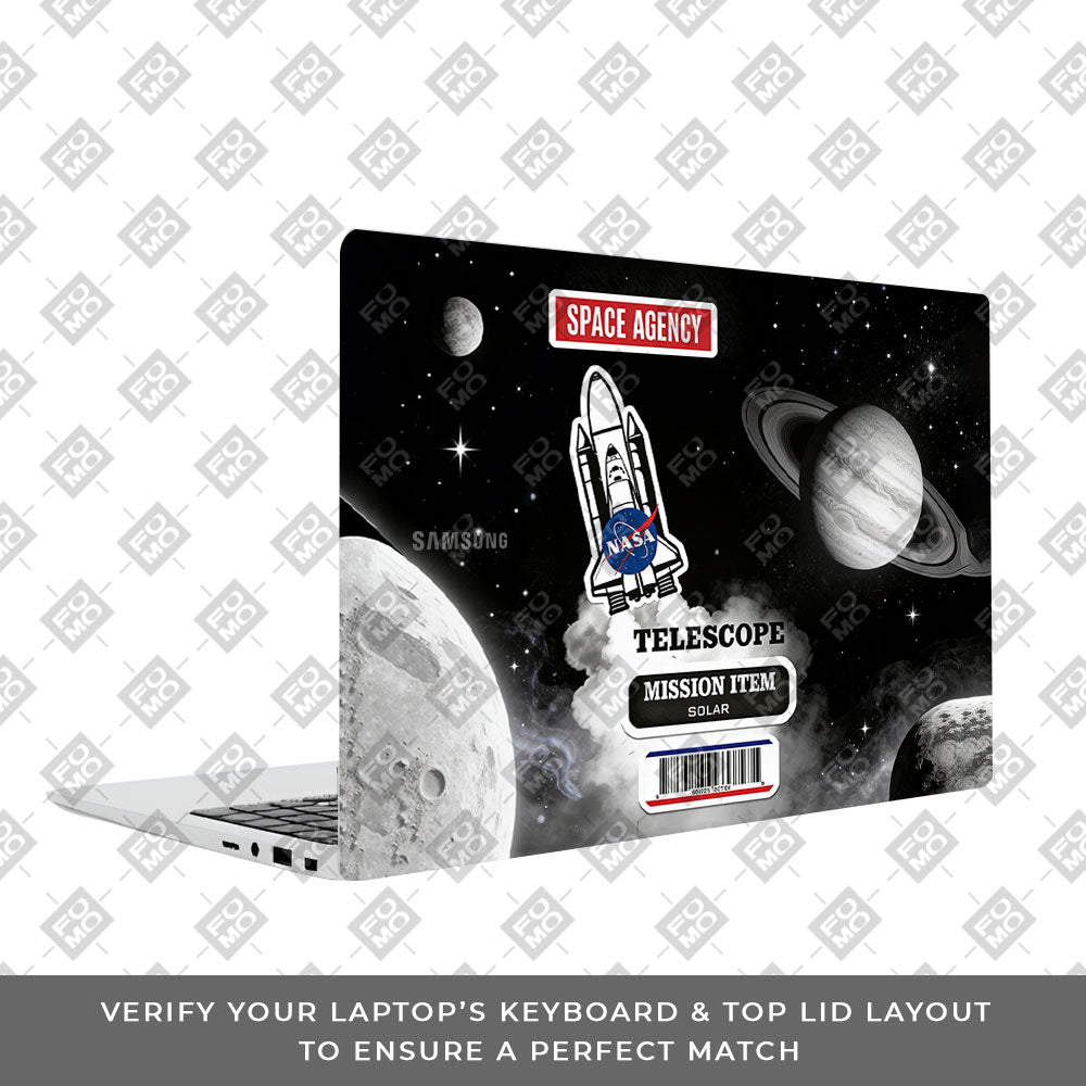 Space Mission NASA Samsung Galaxy Book 4 15.6 3D Laptop Skin