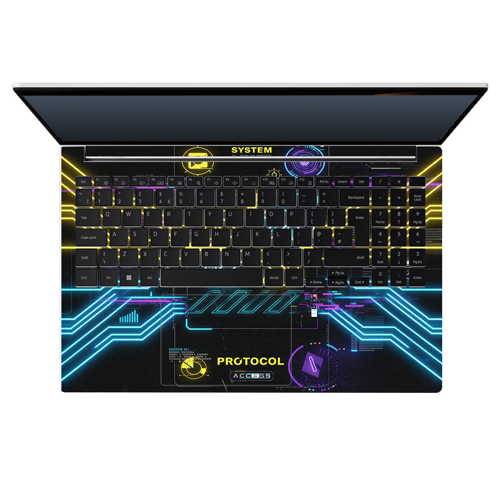 System Protocol Samsung Galaxy Book 4 15.6 3D Laptop Skin