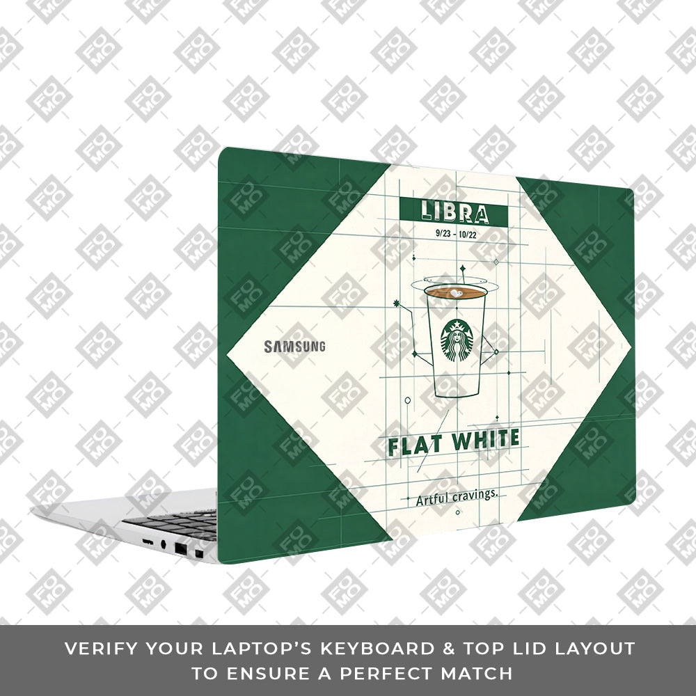 Libra Flat White Samsung Galaxy Book 4 15.6 3D Laptop Skin