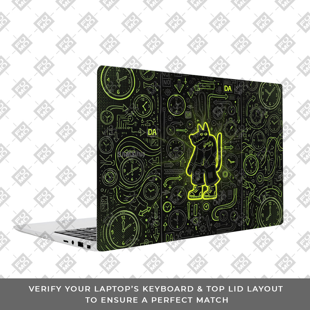 Watch Dog Alert Samsung Galaxy Book 4 15.6 3D Laptop Skin