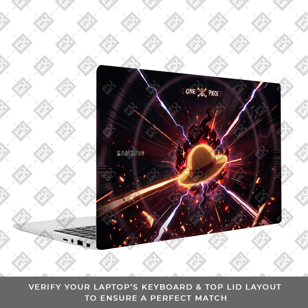 One Piece Fire Hat Samsung Galaxy Book 4 15.6 3D Laptop Skin