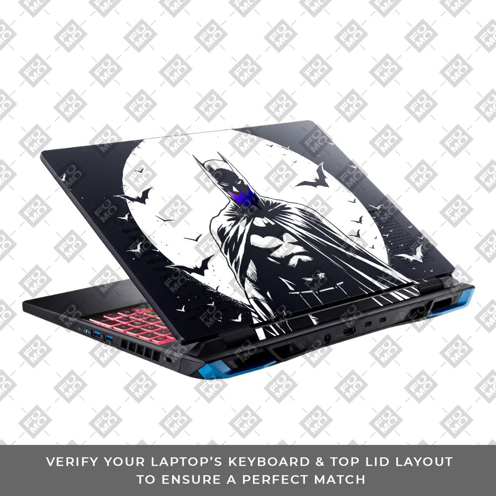 Transparent Dark Knight Moon Rise Acer Predator Helios Neo 16 N22Q22B Laptop Skin