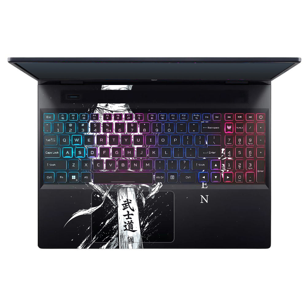 Transparent Kaizen Samurai Sword Acer Predator Helios Neo 16 N22Q22B Laptop Skin