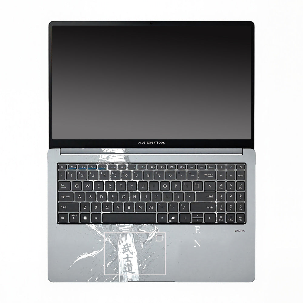 Transparent Kaizen Samurai Sword Asus ExpertBook P1503 Laptop Skin