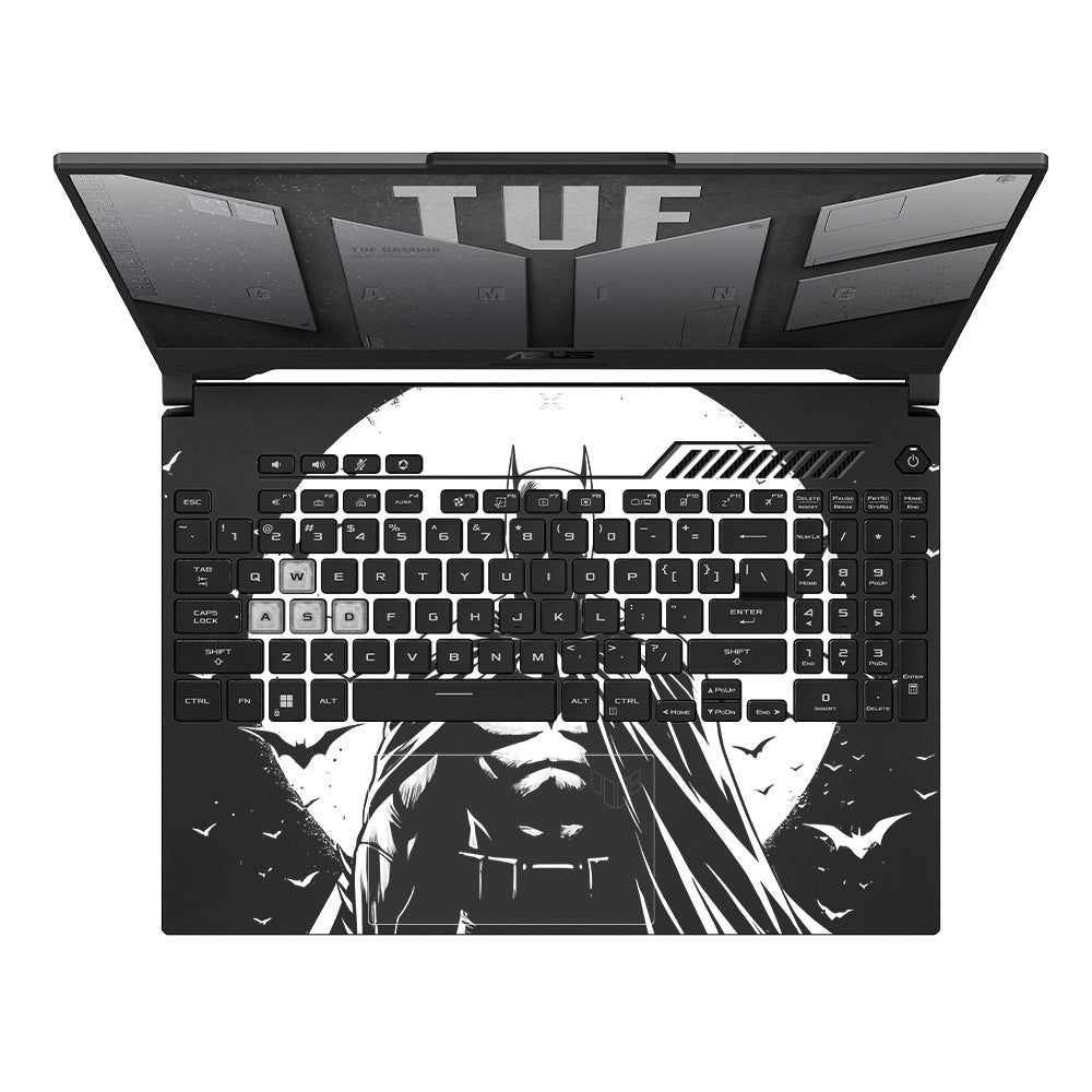 Transparent Dark Knight Moon Rise Asus TUF F15 FX507 & A15 FA507 Laptop Skin