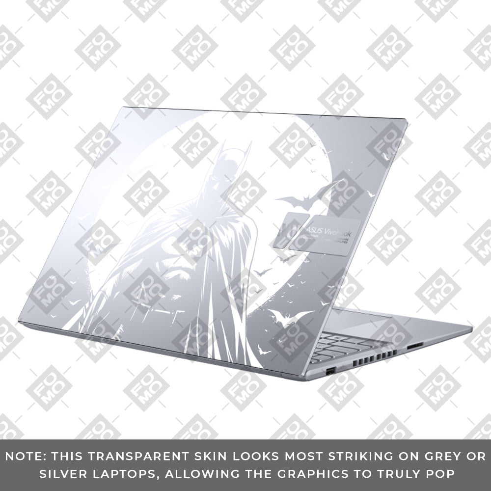 Transparent Dark Knight Moon Rise Asus Vivobook 16 X1605V Laptop Skin