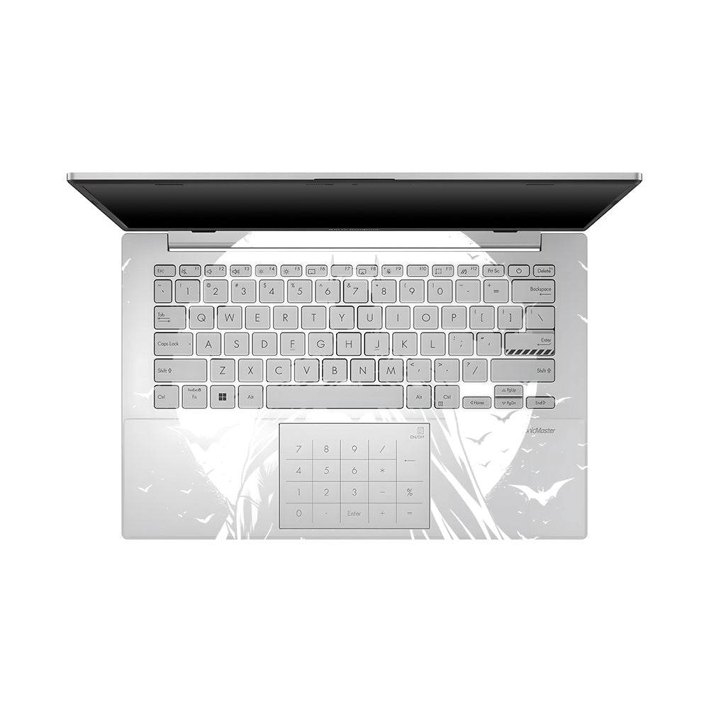 Transparent Dark Knight Moon Rise Asus Vivobook 16X M1603QA Laptop Skin