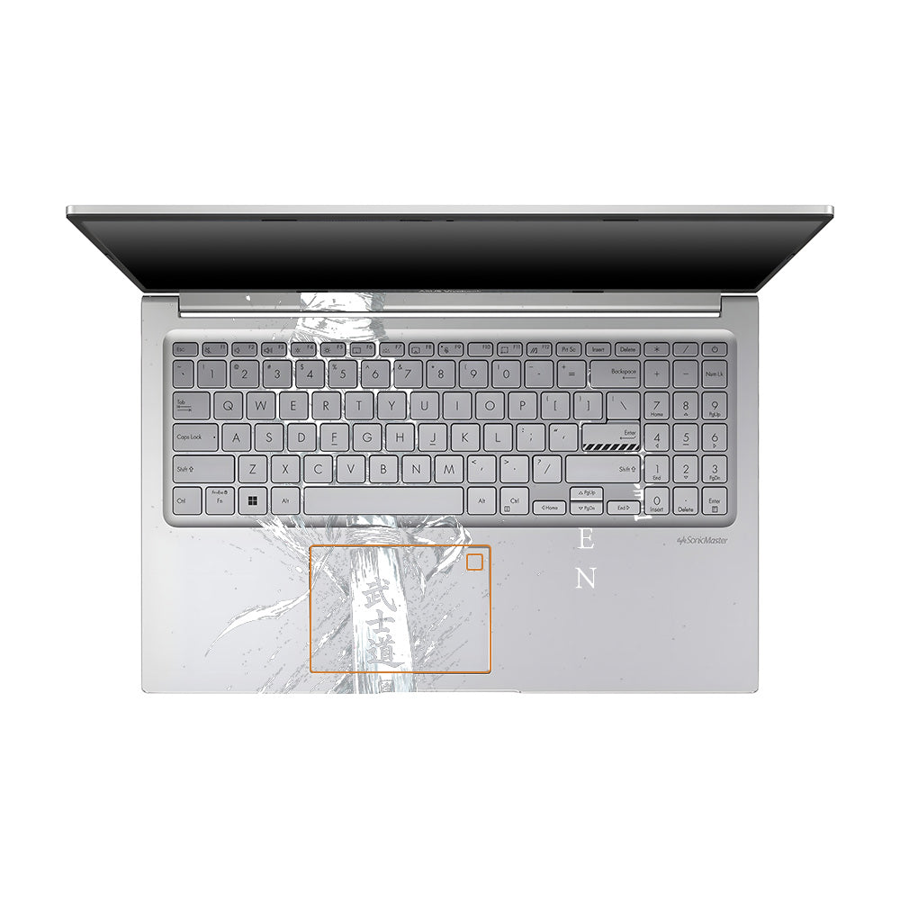 Transparent Kaizen Samurai Sword Asus VivoBook 15 X1504VA Laptop Skin