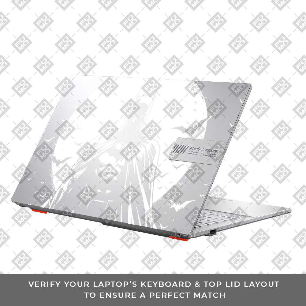 Transparent Dark Knight Moon Rise Asus VivoBook Go 14 E1404 Laptop Skin