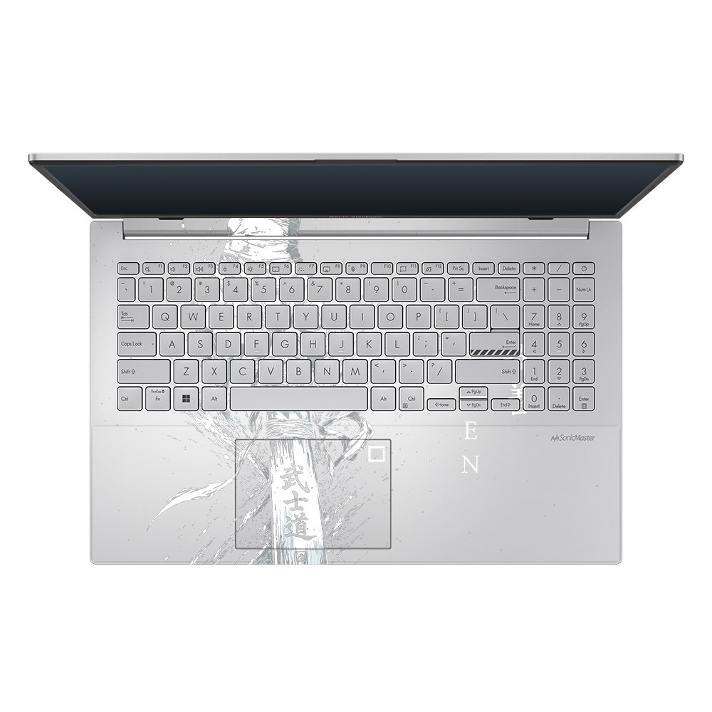 Transparent Kaizen Samurai Sword Asus VivoBook Go 14 E1404 Laptop Skin