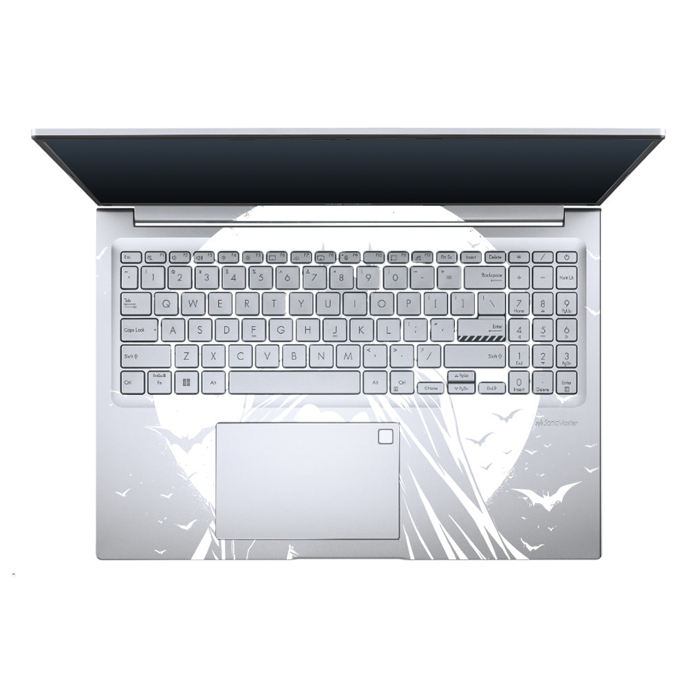 Transparent Dark Knight Moon Rise Asus Vivobook Pro 15 M6500QC & M6500QH Laptop Skin