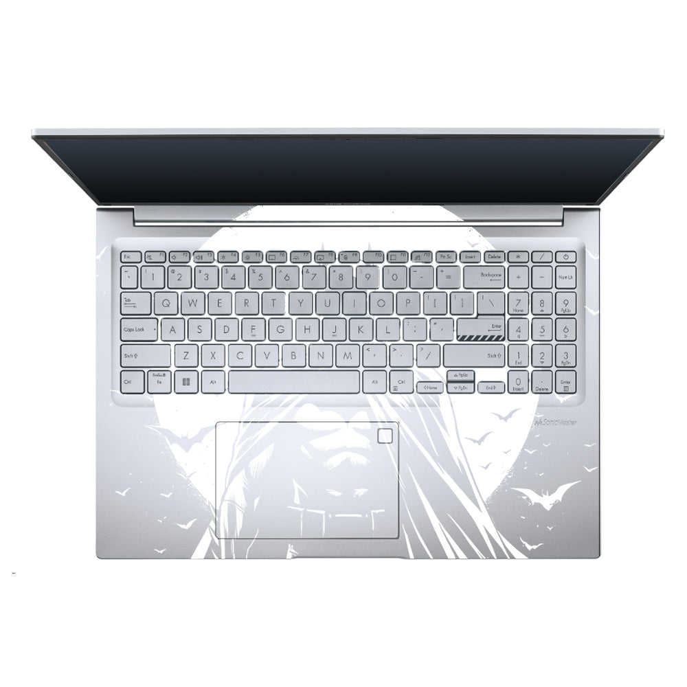 Transparent Dark Knight Moon Rise Asus Vivobook X1605ZA Laptop Skin