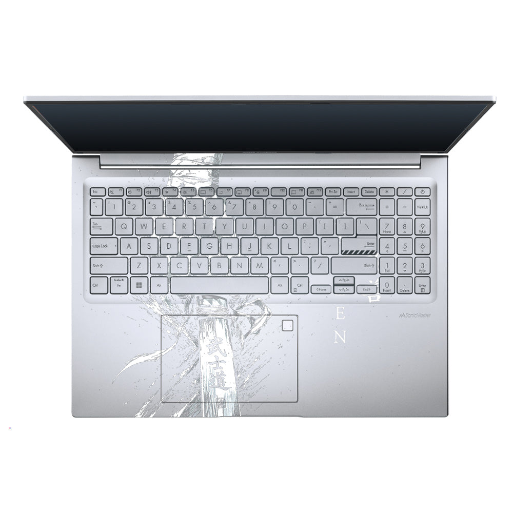 Transparent Kaizen Samurai Sword Asus Vivobook X1605ZA Laptop Skin