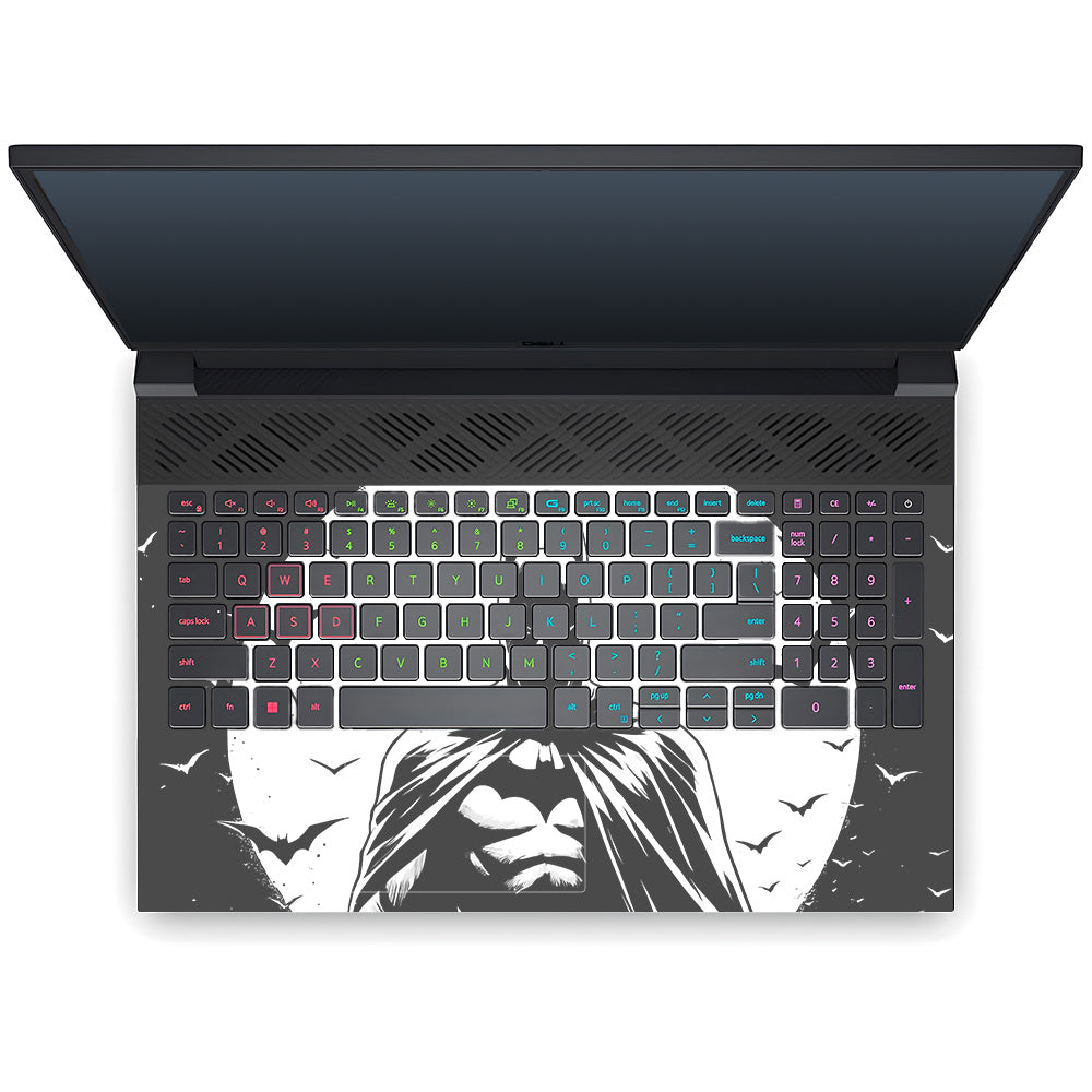 Transparent Dark Knight Moon Rise Dell G15 5520, 5530 Laptop Skin