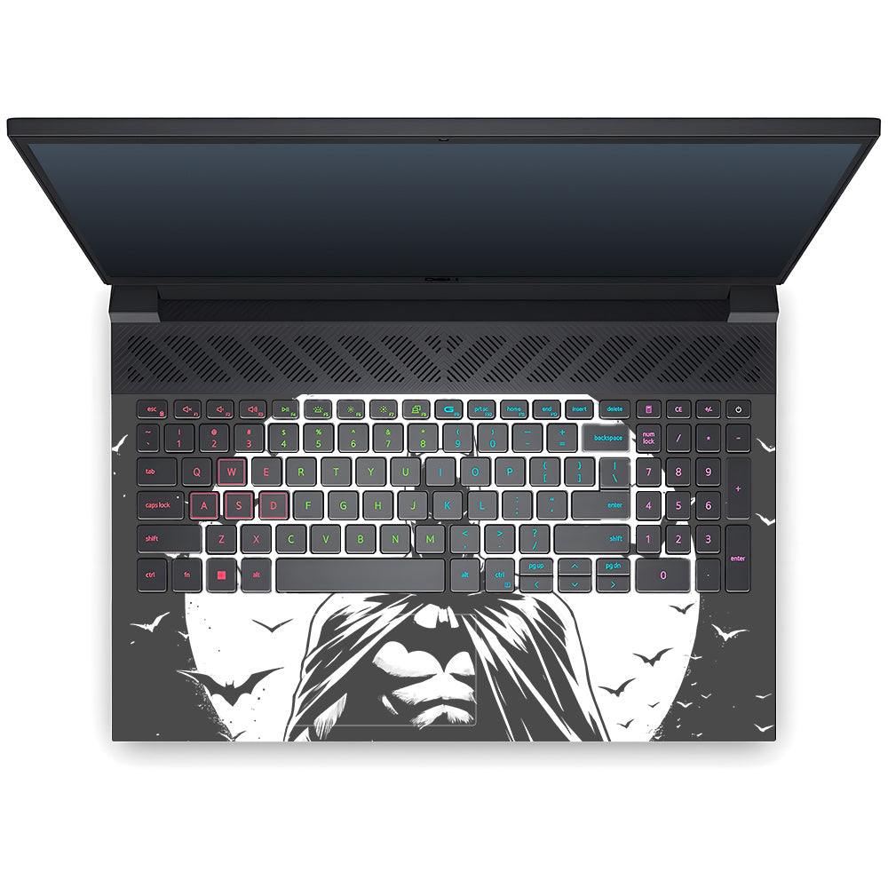Transparent Dark Knight Moon Rise Dell G15 5520, 5530 Laptop Skin