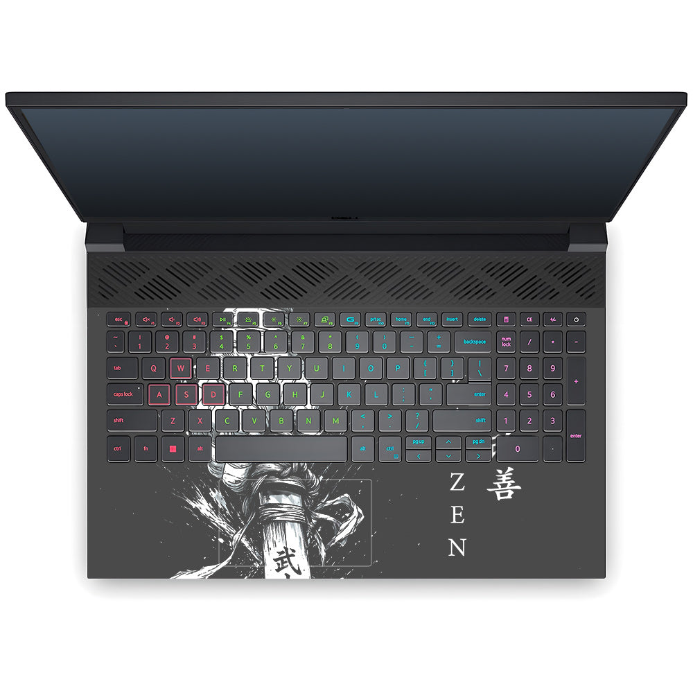Transparent Kaizen Samurai Sword Dell G15 5520, 5530 Laptop Skin