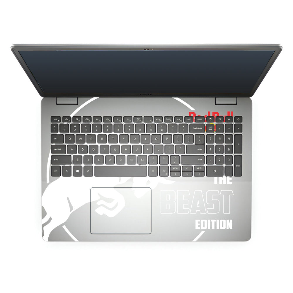 Transparent Red Bull Energy Dell Inspiron 3501 Laptop Skin
