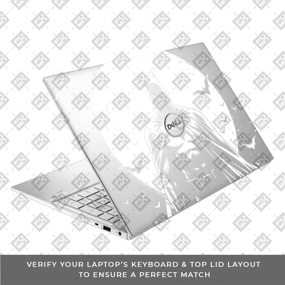 Transparent Dark Knight Moon Rise Dell Inspiron 3501 Laptop Skin