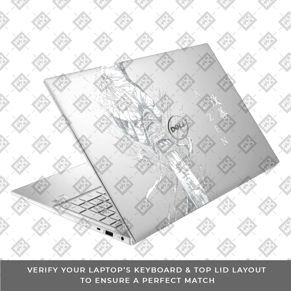 Transparent Kaizen Samurai Sword Dell Inspiron 3501 Laptop Skin