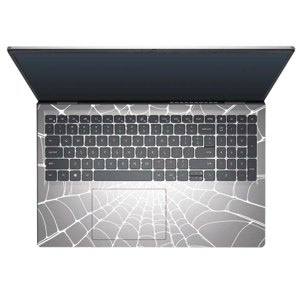 Transparent Spider Web Vortex Dell Inspiron 3520 Laptop Skin