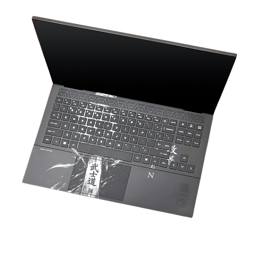 Transparent Kaizen Samurai Sword HP Omen 15 Laptop Skin