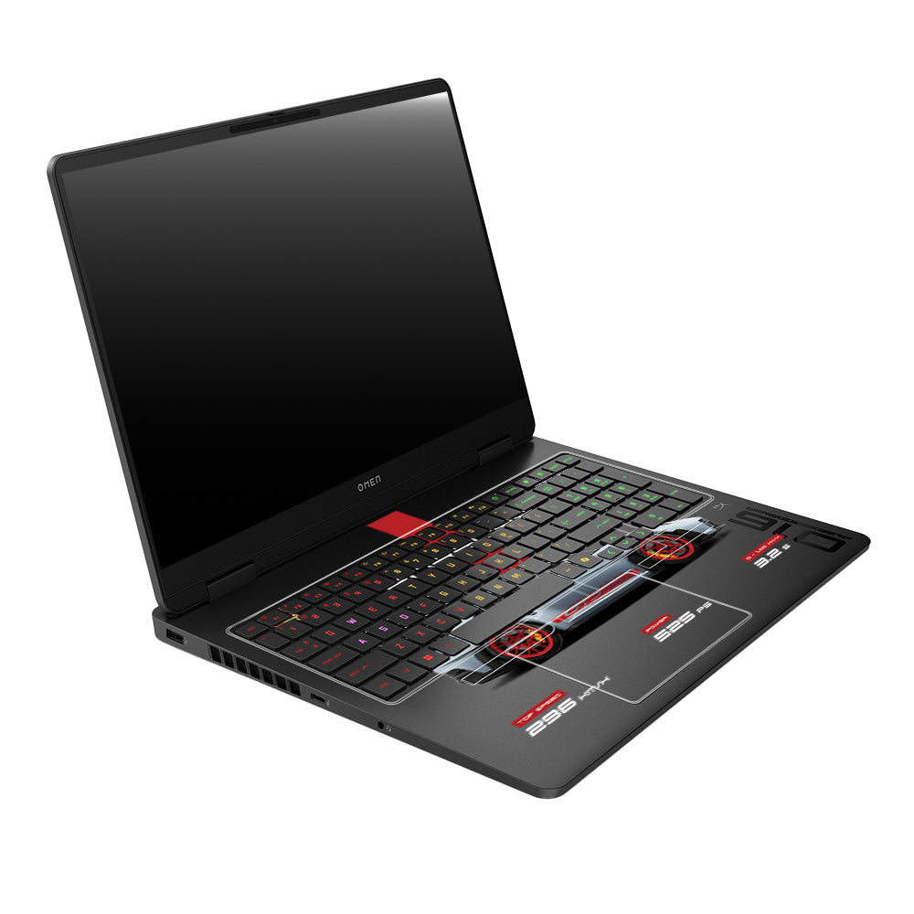 Transparent Porsche 911 Performance HP Omen Gaming 16 2025, 2026 Laptop Skin