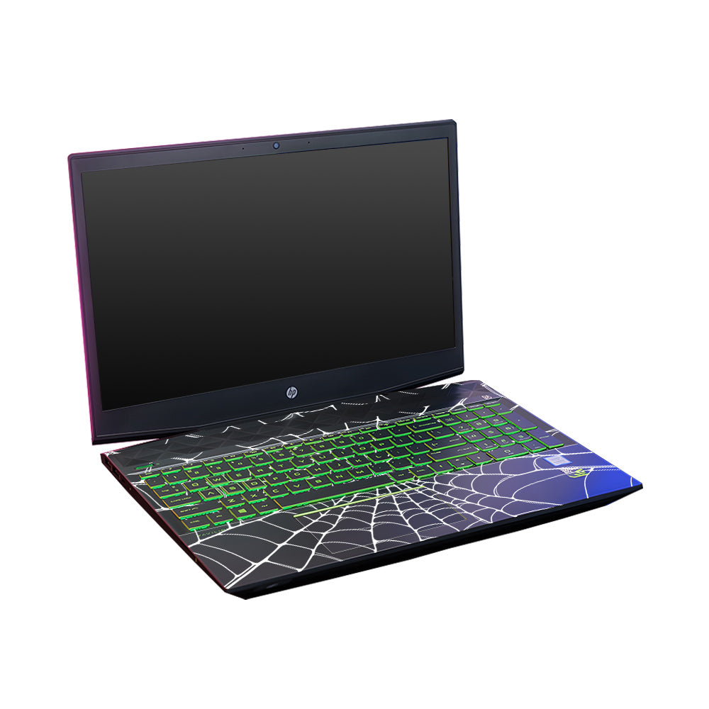 Transparent Spider Web Vortex HP Pavilion Gaming 15 CX Series Laptop Skin