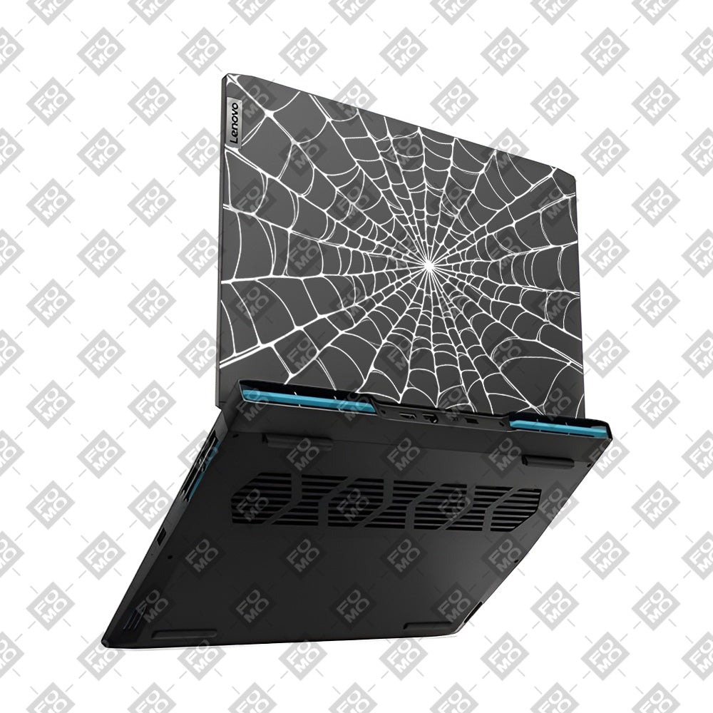 Transparent Spider Web Vortex Lenovo IdeaPad Gaming 3 15ARH7 and 15IAH7 Laptop Skin
