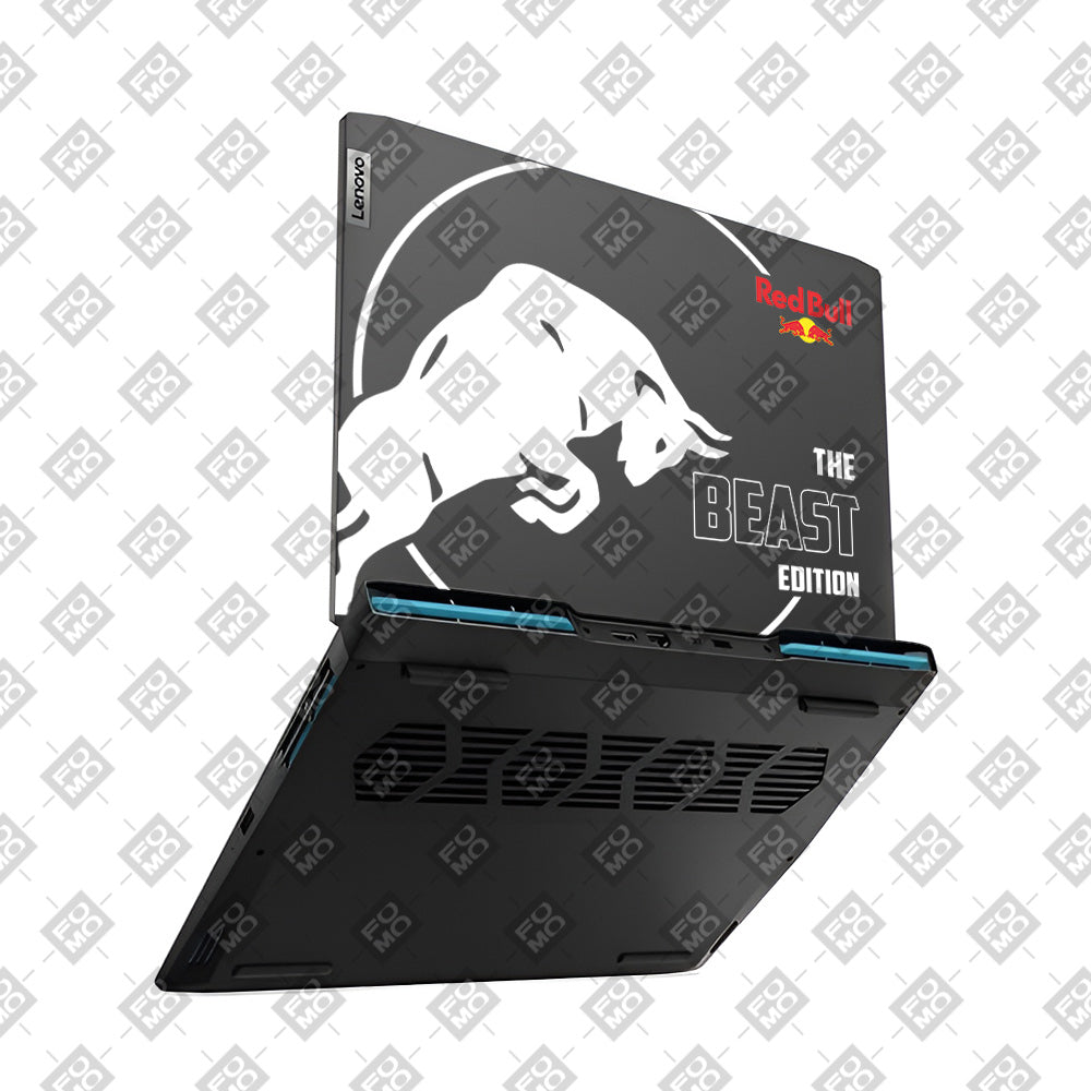 Transparent Red Bull Energy Lenovo IdeaPad Gaming 3 15ARH7 and 15IAH7 Laptop Skin