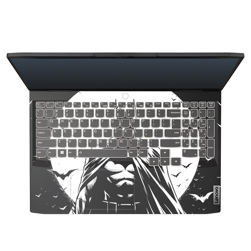 Transparent Dark Knight Moon Rise Lenovo IdeaPad Gaming 3 15ARH7 and 15IAH7 Laptop Skin