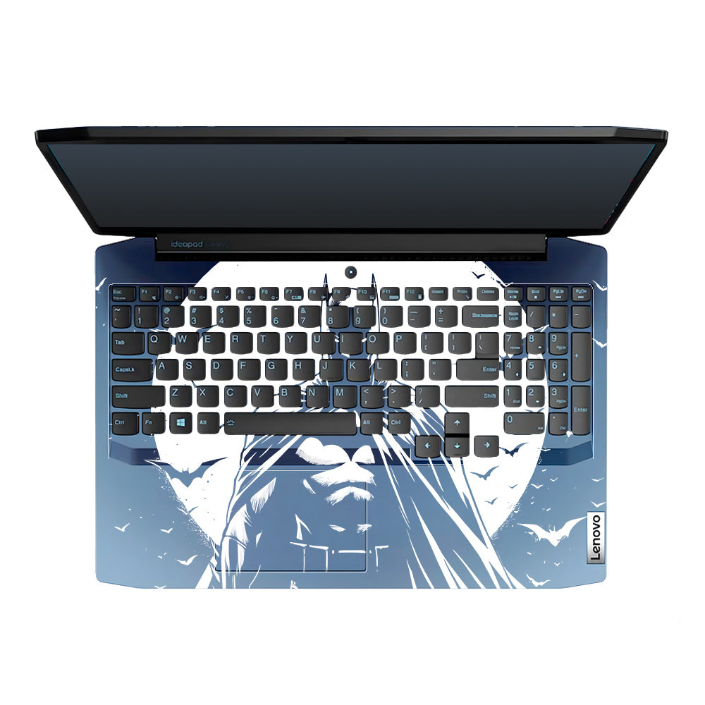 Transparent Dark Knight Moon Rise Lenovo IdeaPad Gaming 3 15ARH05 and 15IMH05 Laptop Skin