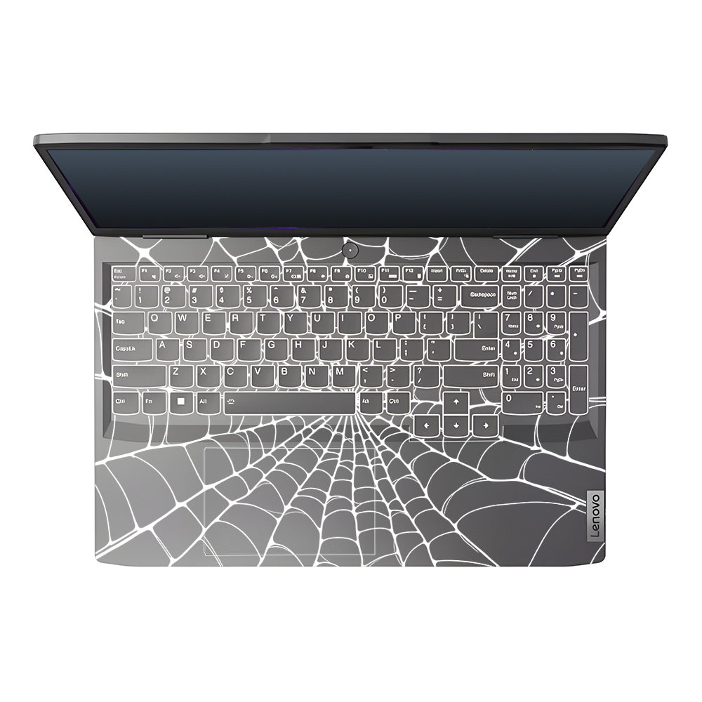 Transparent Spider Web Vortex Lenovo LOQ 2023 15IRH8, 15APH8 Laptop Skin